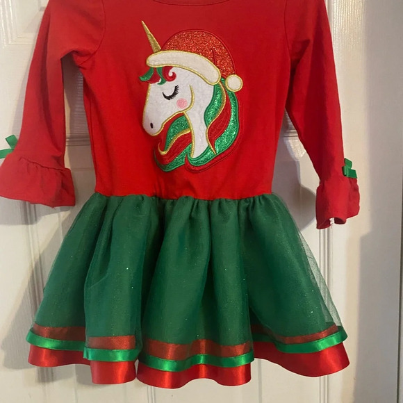 Emily Rose Christmas Unicorn Dress - Picture 2 of 9
